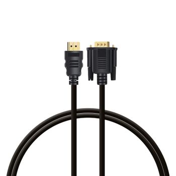 PcCom Essential Cable HDMI a VGA de 1.8m Negro
