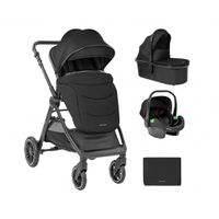 carrito de bebekikkaboo3 en 1 con capazo ava negro