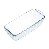 molde cake vidrio borosilicato 29x12x8 cm