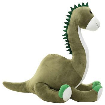 Dinosaurio Brontsaurus De Peluche Verde Vidaxl