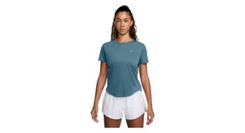 Camiseta de manga corta nike dri fit tempo blue  mujer