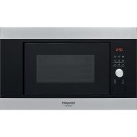 hotpoint mf20g ix ha horno microondas con grill integrable 20l 800w
