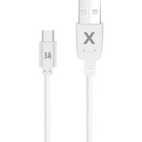 cable usb-c a usb-a maxlife 05 m 3a blanco