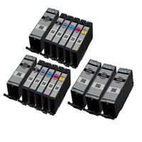 compatible multipack canon pixma ts6200 printer ink cartridges 15 pack -1998c001