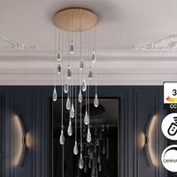 lampara de techo led lagrimas 40w