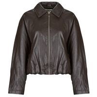 only cazadora de cuero onlmasja ls faux leather bomber para mujer