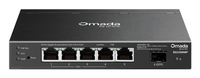 switch poe no gestionable tp-link sg2206mp 6p 5xrj45 1gbps 4xpoe 1xsfp gbps 63w