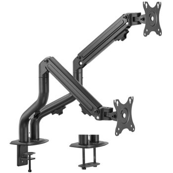 Ewent EW1534 Soporte de Escritorio para Monitor Doble de 17