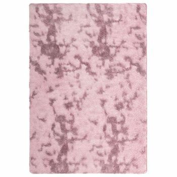 Alfombra De Pelo Largo Navarra Rosa Polvoriento 200x290 Cm Vidaxl