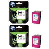 original multipack hp deskjet 2542 printer ink cartridges 2 pack -ch564ee