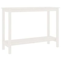 mesa consolarmesa de entradarmesa auxiliar de madera maciza de pino blanco 110x40x80 cm