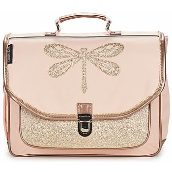 CARAMEL & CIE Cartera CARTABLE 38 CM LIBELLULE ROSE para niña