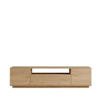 soporte de tv de madera rowen - 180 x 44 x 44 cm - marron