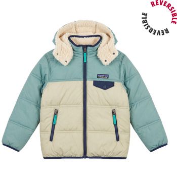Patagonia Abrigo de plumas BABY REVERSIBLE TRIBBLES HOODY para niño