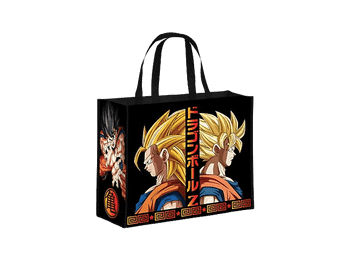 Bolsa reutilizable - Sherwood Dragon Ball Super Saiyan, 45 cm, Negro