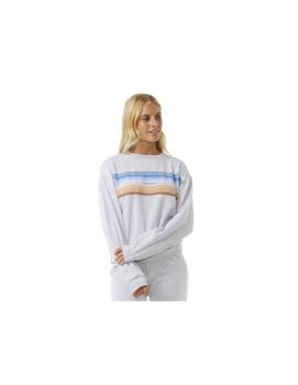 Sudadera Rip Curl High Tide Surf Crew Mujer Gris