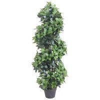 planta artificial arbol de laurel con macetero 120 cm verde vidaxl