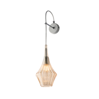 aplique de hierro zeus con cristal pyrex ambar 1 luz 14 p21 bl270-ap1-am