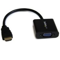 startechcom adaptador conversor de vadeo hdmi a vga hd15 - cable convertidor - 1920x1200 - 1080p