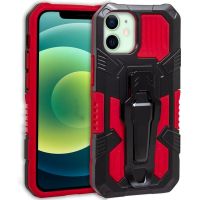 cool funda hard clip roja para iphone 1212 pro