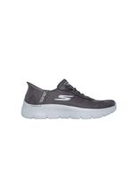 zapatillas skechers slip-ins go walk flex mujer gris
