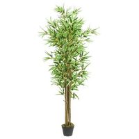 arbol de bambu artificial con 1288 hojas verde 180 cm vidaxl