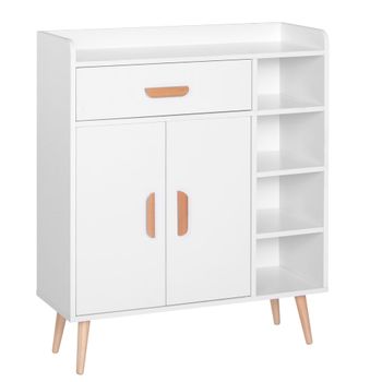 Aparador 80x29.5x96cm blanco