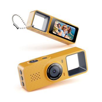 G22 Pulsera/minicuenta Cámara Mini de dedo Cámara de bolsillo 1080P HD LCD 60° Enfoque fijo Tipo-C 21 filtros Cámara lla