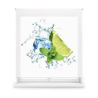 estor enrollable translucido con estampado - estor tamano 150x180 - estor modelo waterlime  blindecor
