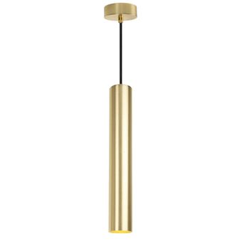 Lámpara techo minimalista aluminio dorado ø40 cm gu10