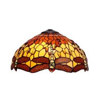 pantalla tiffany suelta serie belle amber d-40cm
