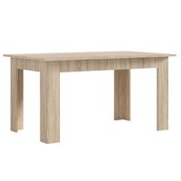 mesa de comedor salon fija nur estilo contemporaneo color roble cambrian 138x80 cm