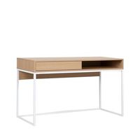 mesa escritorio pb melamina klast home nordico 120 x 78 cm - natural