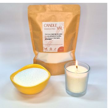 Candleval Acido esteárico Estearina para fabricar todo tipo de velas  100% vegetal fabricada en España