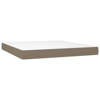 colchon matrimonial  colchon de cama  colchao de muelles ensacados tela gris taupe 180x200x20 cm