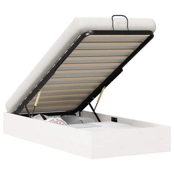 Estructura De Cama Ottoman Con Almacenamiento 75 X 190 Cm Vidaxl
