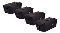 juego de cuatro bolsas thule gopack duffel set 300l  4x75l  negro