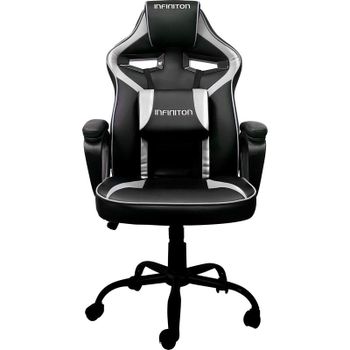 Infiniton GSEAT-TS Silla Gaming con Respaldo Reclinable hasta 120kg Plateado