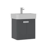 mueble para lavabo  - 55 x 38 x 62 cm - antracita