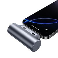 usams pb79 3000mah mini enchufe de cola bateria portatil con conector type-c suministro de energia externo carga rapida