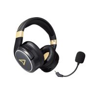 auricular steelplay hp52 wireless gaming negro oro bateria 32h boom circumaural rf usb-c