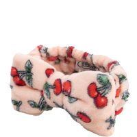 the vintage cosmetic company cherry print make-up headband