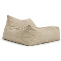 aiire puff exterior jardin en olefina - sofa puf con relleno incluido xxl de diseno para terraza jardin o piscina - bean bag chair salon o decoracion habitacion juvenil gris 100x100x92