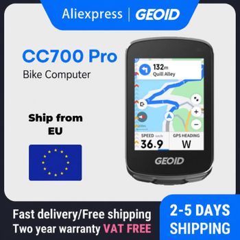Computadora para Bicicleta GEOID CC700 Pro, Pantalla Táctil de 2.8 Pulgadas, GPS, Velocímetro, Mapa Global, Navegación, Odómetro para Ciclismo, Deportes, Fitness, Strava
