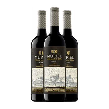 Muriel Vino Tinto Fincas De La Villa Rioja Reserva 75 Cl 13.5% Vol. (pack De 3 Unidades)
