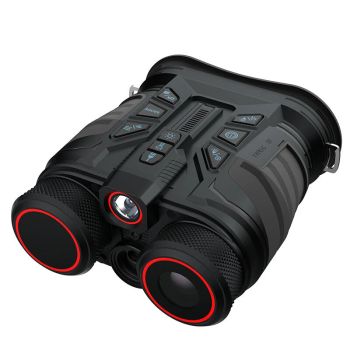 D68 Visión Nocturna Binoculares 8MP 18X Zoom Digital 5K Video 800M Rang finder Láser GPS WiFi Control remoto 5000mAh Tel