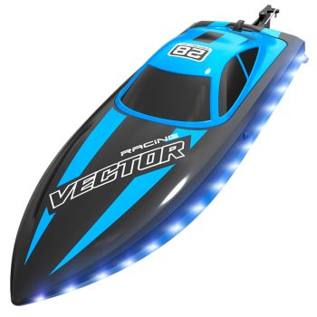 Volantexrc 79506 VECTOR28 2.4G 2CH RTR barco RC impermeable a 25 km/h alta velocidad con luz LED sistema de refrigeració