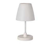 well home lampara de mesa led touch recargable con 3 niveles de brillo - luz blanca calida o13x30cm