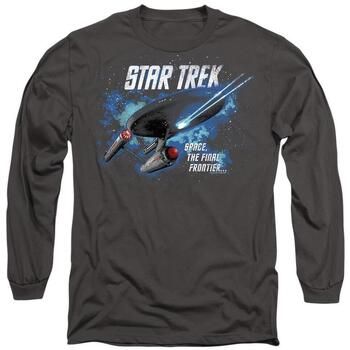 Star Trek Camiseta manga larga The Final Frontier para mujer