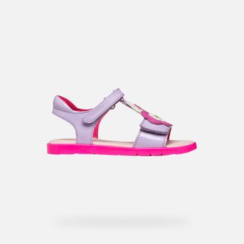 GEOX Sandal Joyfoot Niña Lila/fucsia Flúor